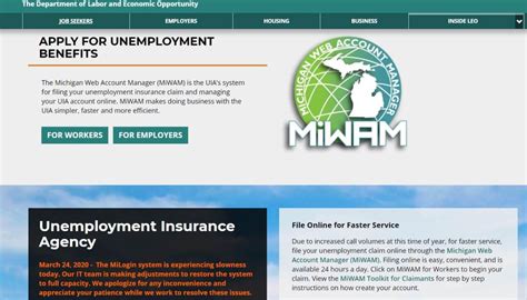 Questions regarding Michigan&x27;s Paid Medical Leave Act (PMLA) can be sent to PMLA-INFOmichigan. . Miwam unemployment login